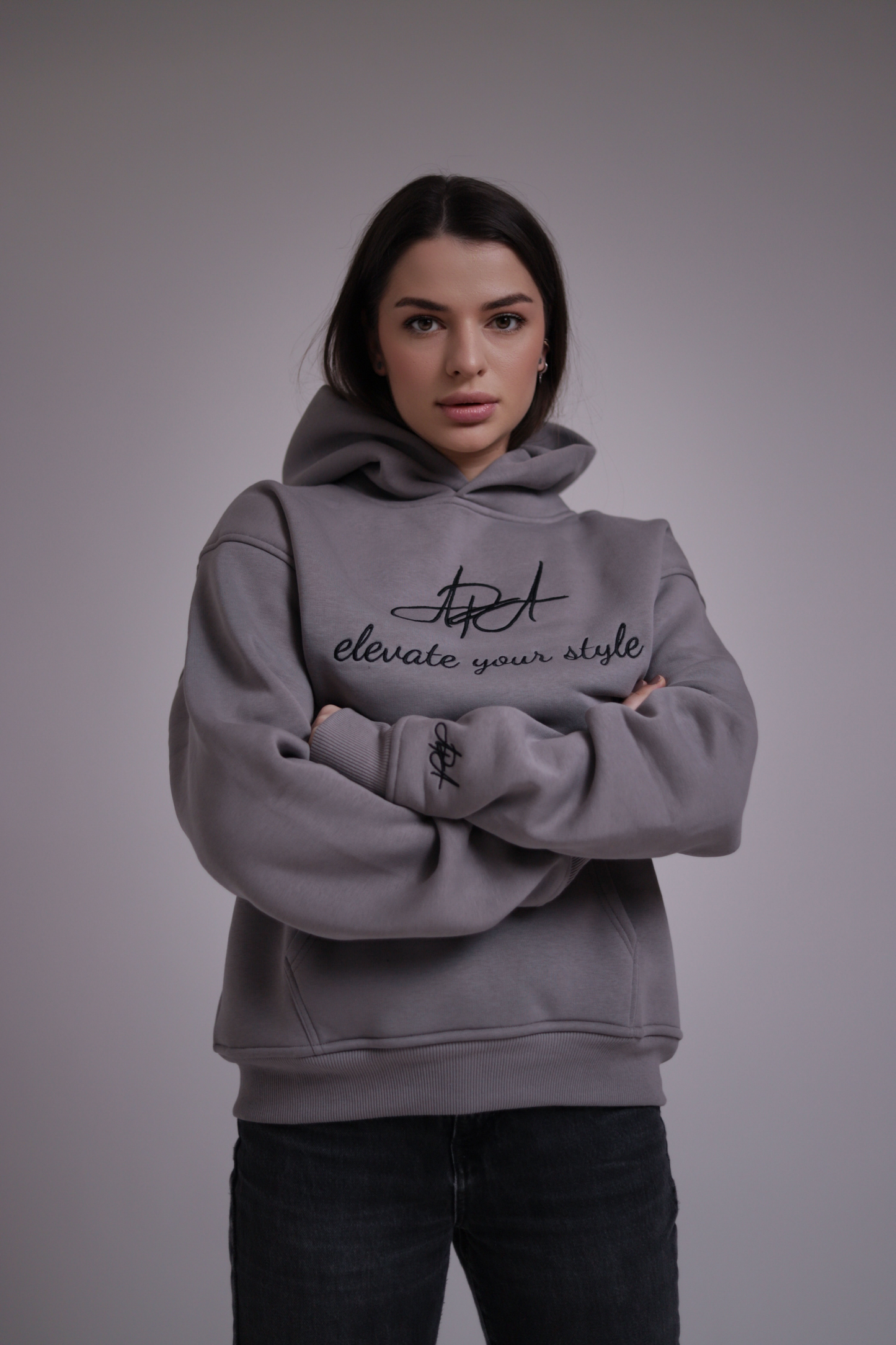 PEARL GREY HOODIE UNISEX