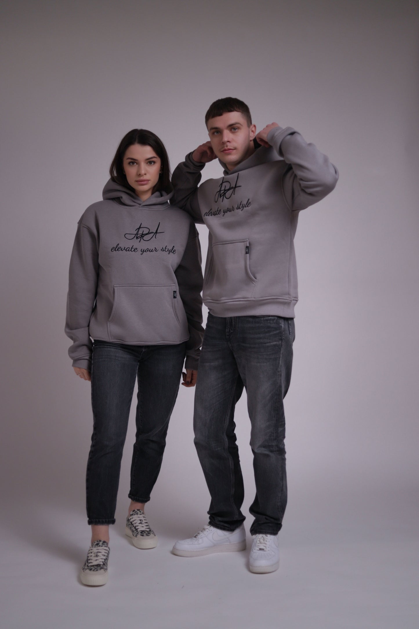 PEARL GREY HOODIE UNISEX