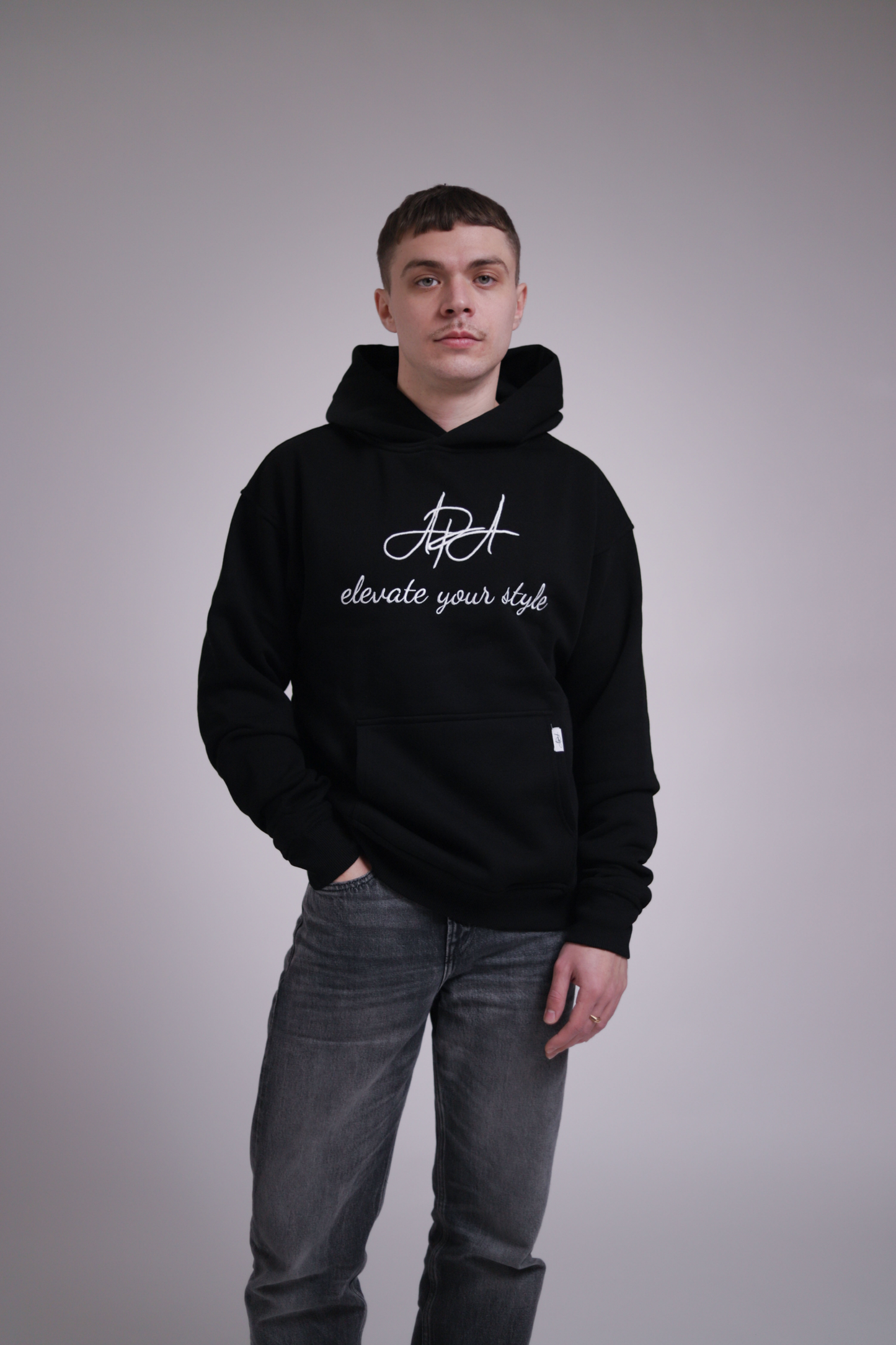 OBSIDIAN BLACK HOODIE UNISEX